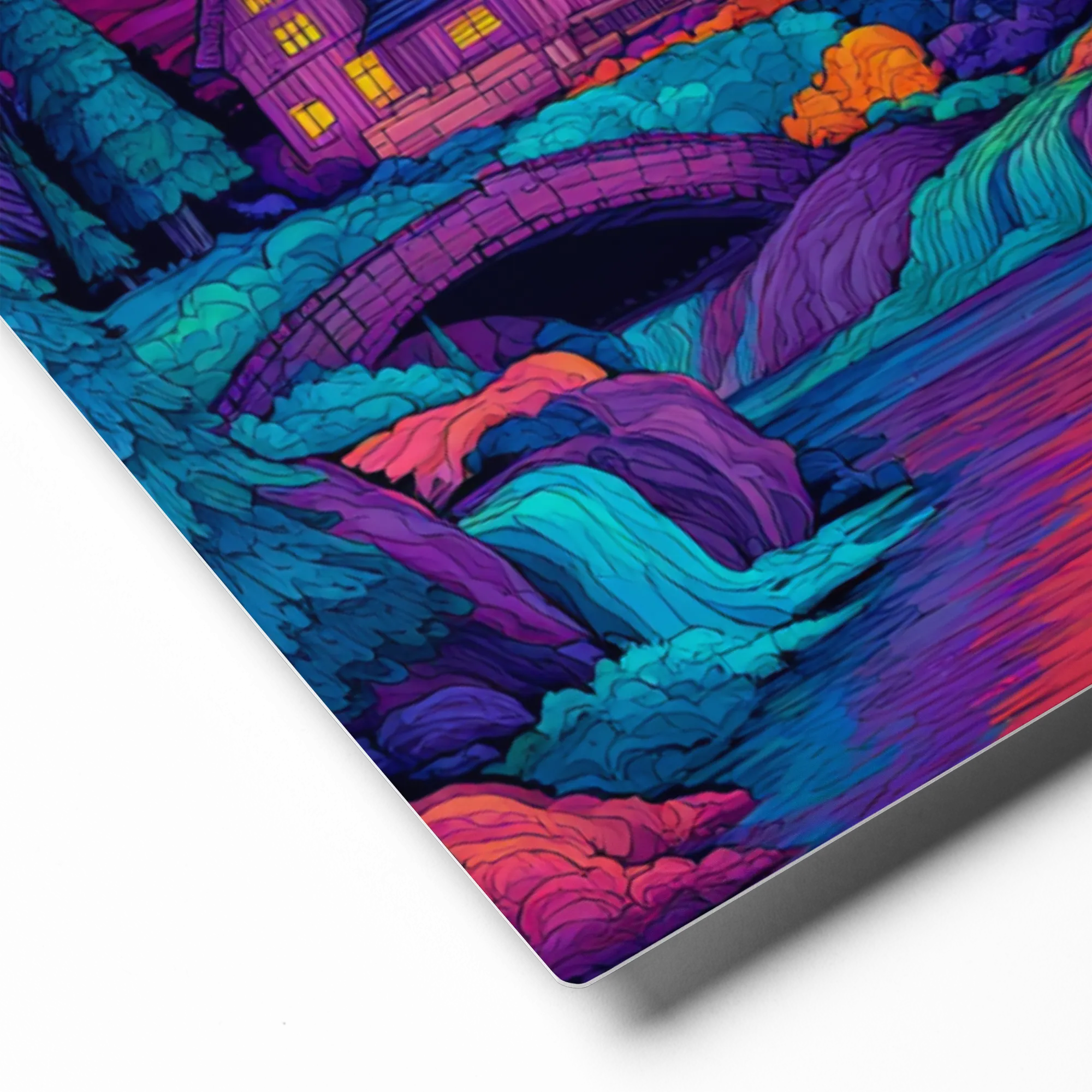 Dreamscape Valley 
 Metal Print | 8″x 10″