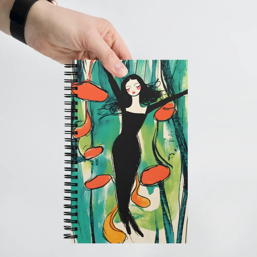 Graceful Abstraction 
 Spiral Notebook | 140 pages