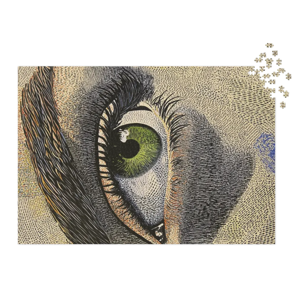 O Olhar Gravado 
 Puzzle em caixa de metal