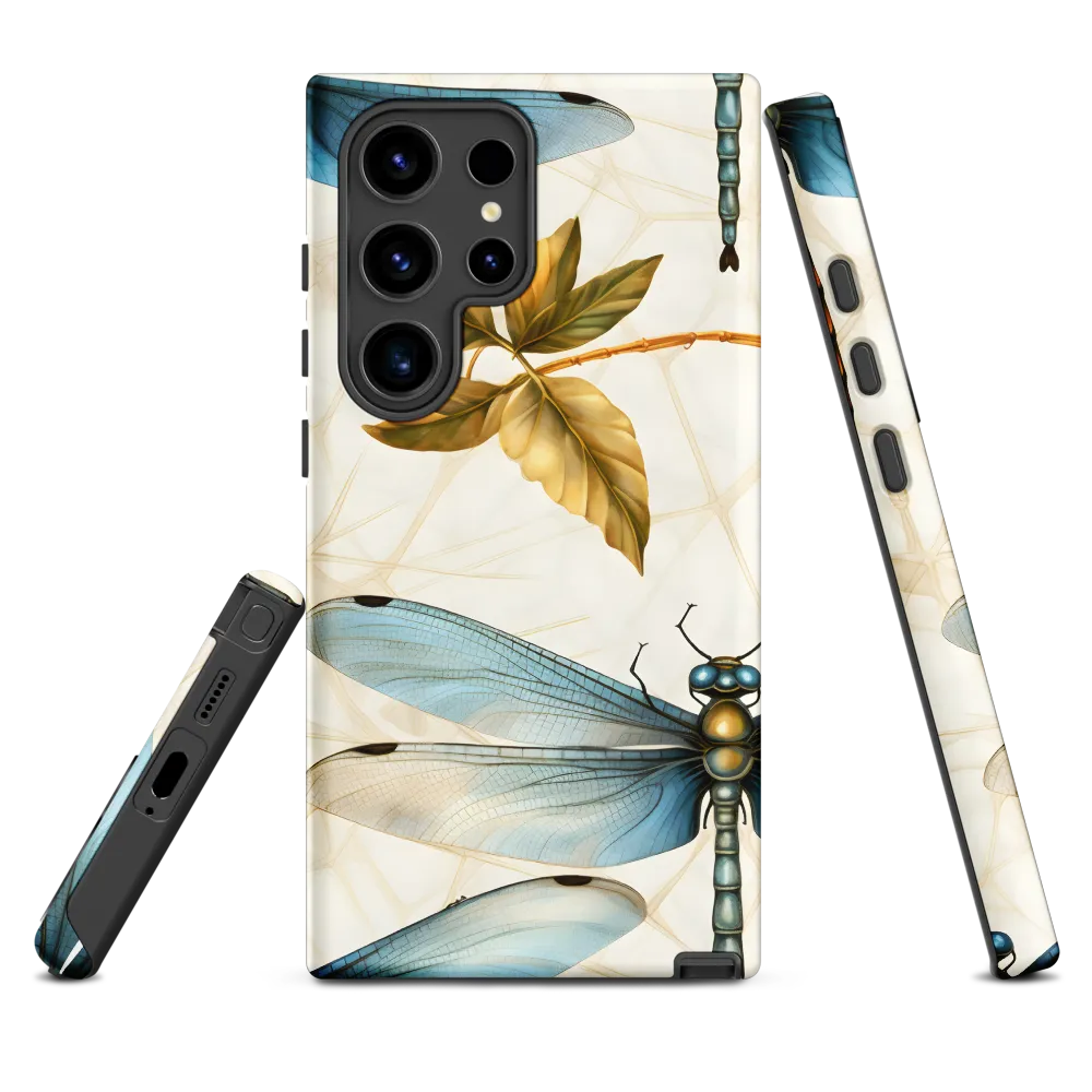 Botanical Dragonflies and Leaves | Phone Case
