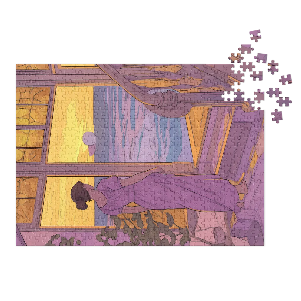 The Quiet Horizon 
 Jigsaw Puzzle in Tin Box