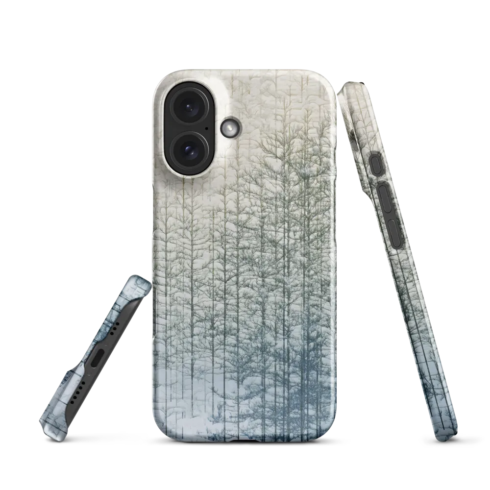 Winter's Abstract Canopy 
 iPhone 13 Mini | Snap Case