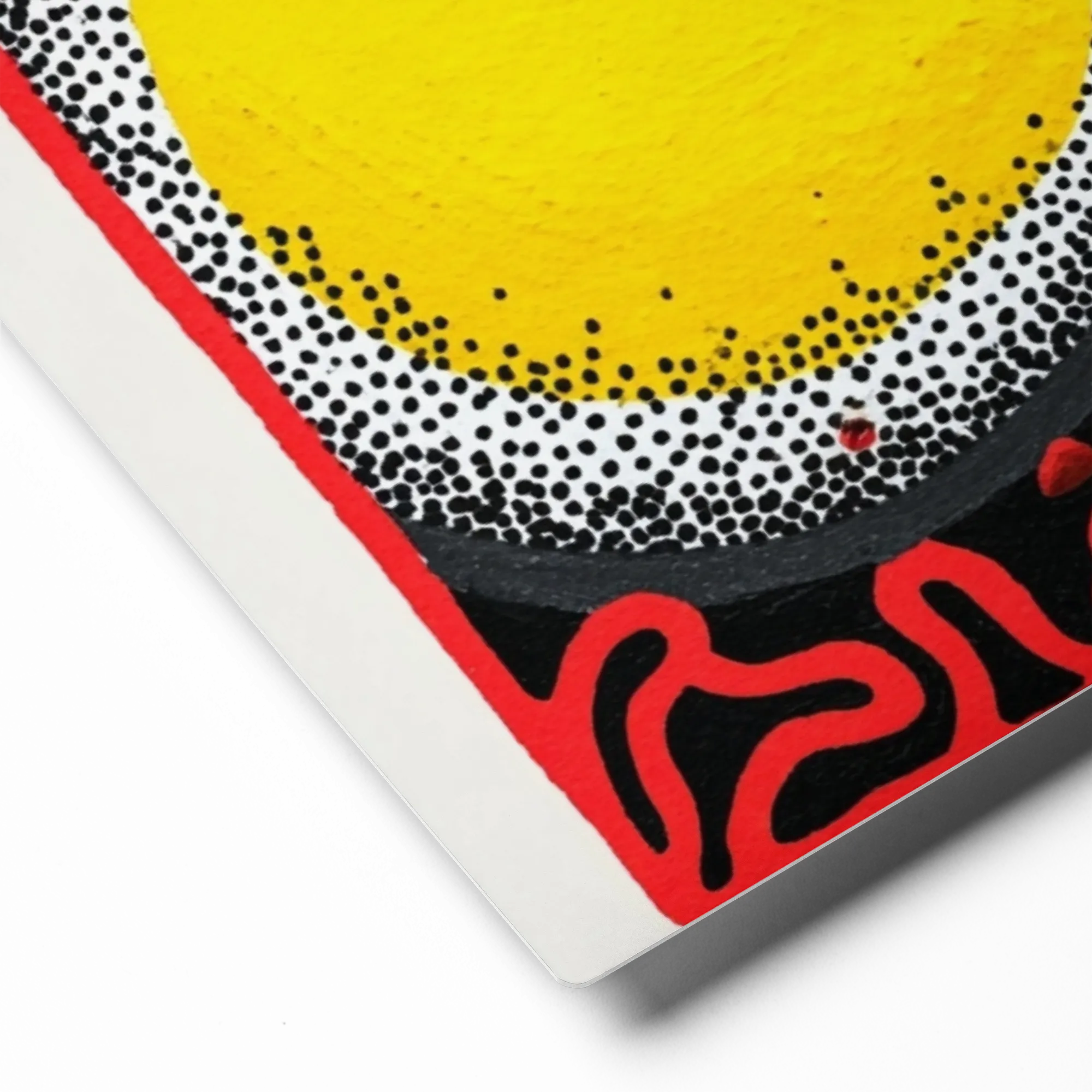 Yellow Ocelli Abstraction | Art Print