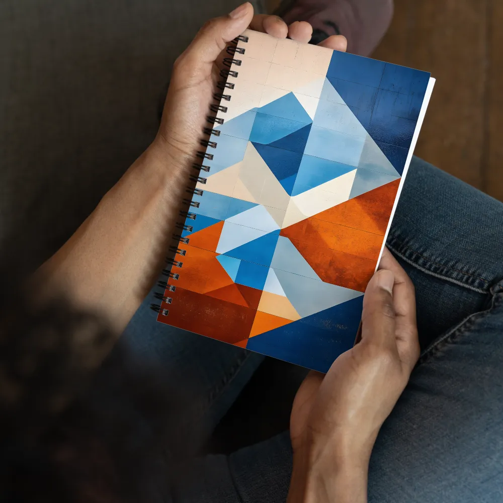 Abstract Mosaic Geometry 
 Spiral Notebook | 140 pages