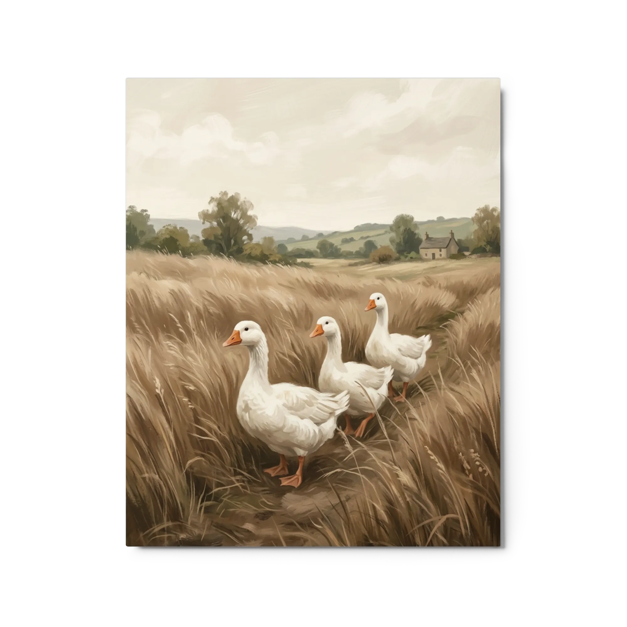 Geese in the Meadow