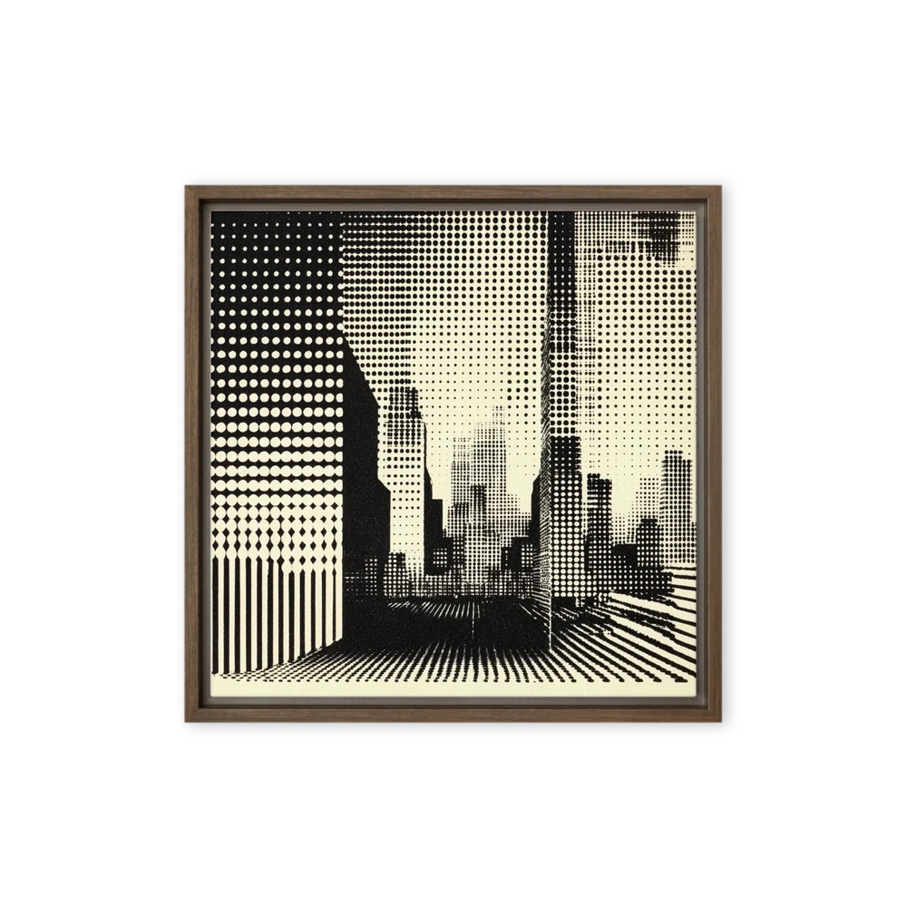 Halftone Metropolis | Art Print