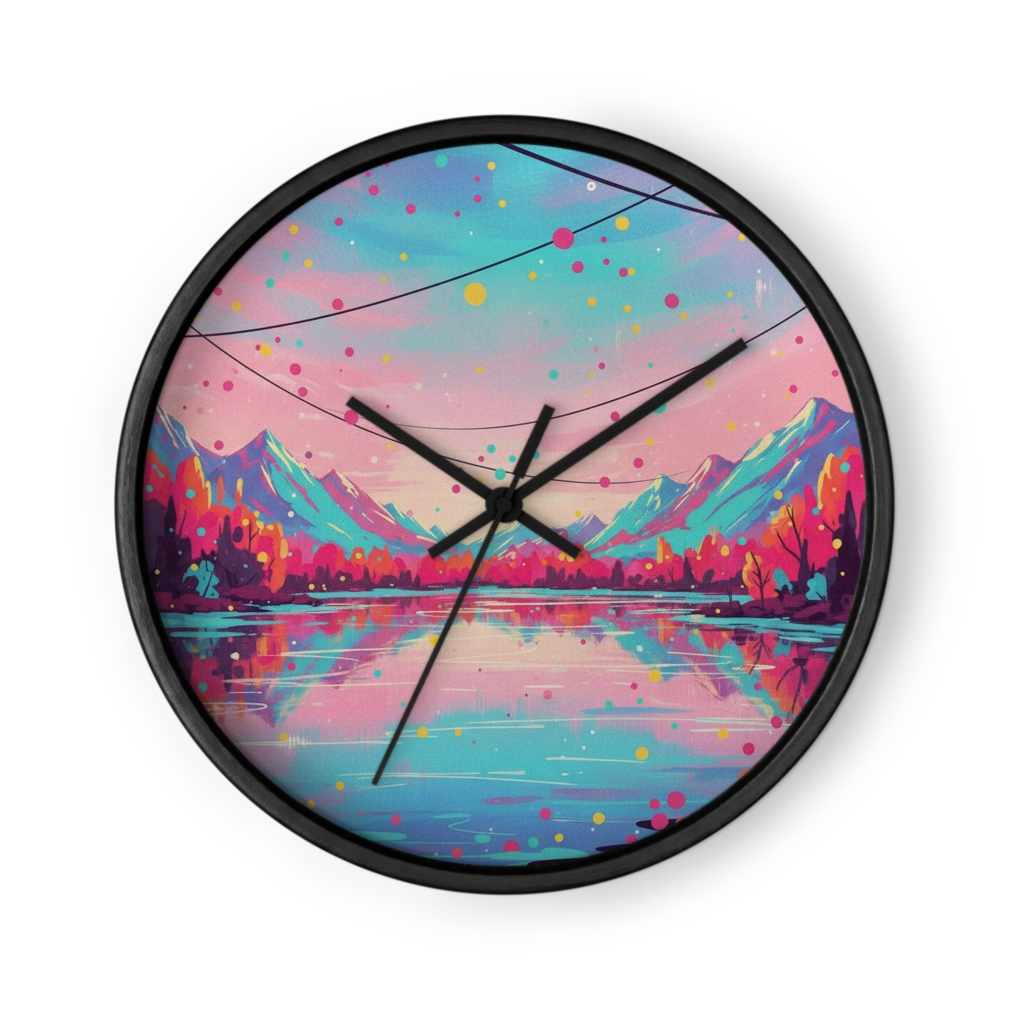 Neon Peaks Reflection