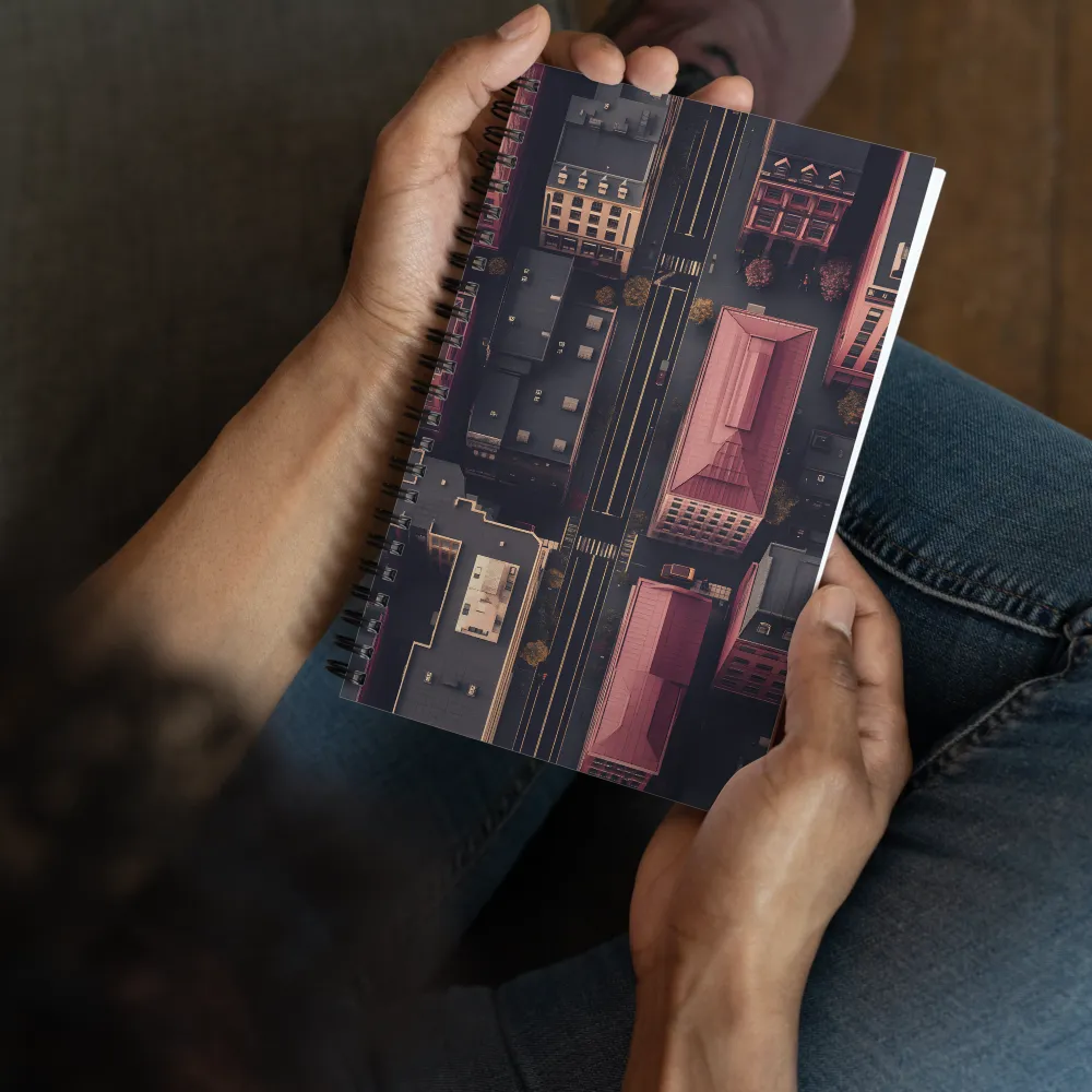 Urban Grid 
 Spiral Notebook | 140 pages
