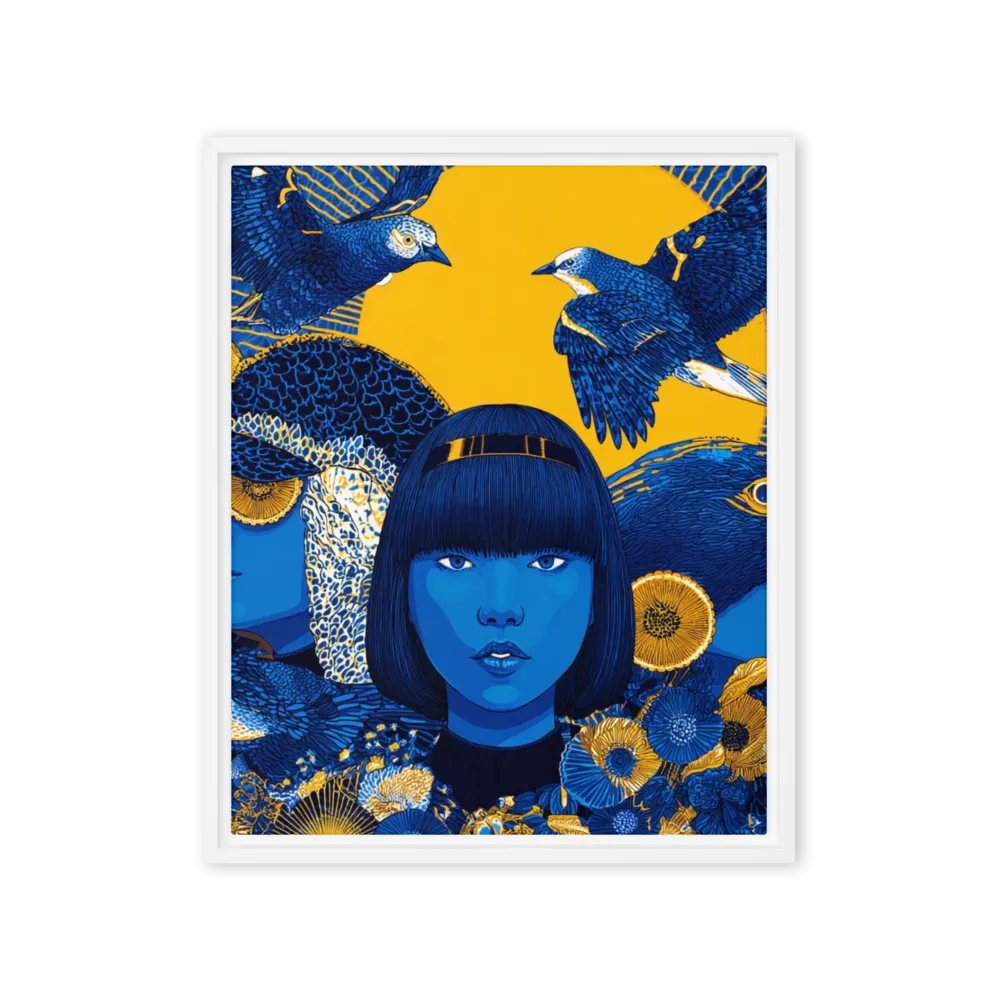 Cobalt Reverie 
 Canvas | 20″x 24″
