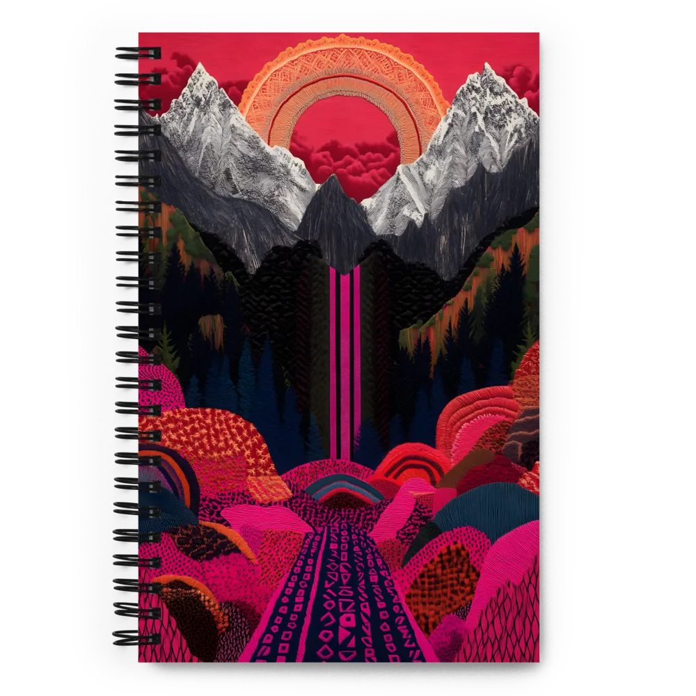Ethereal Cascade: A Surreal Landscape
