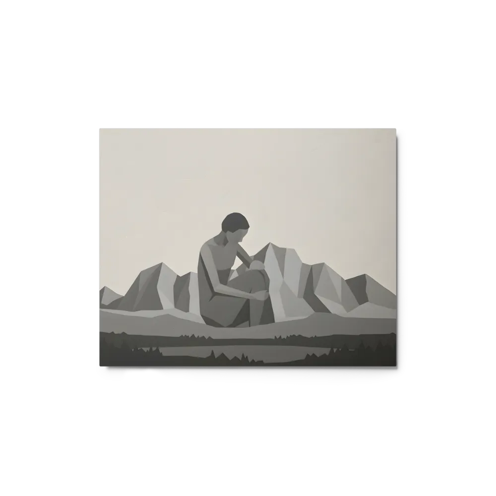 Solitude in Grayscale Peaks
