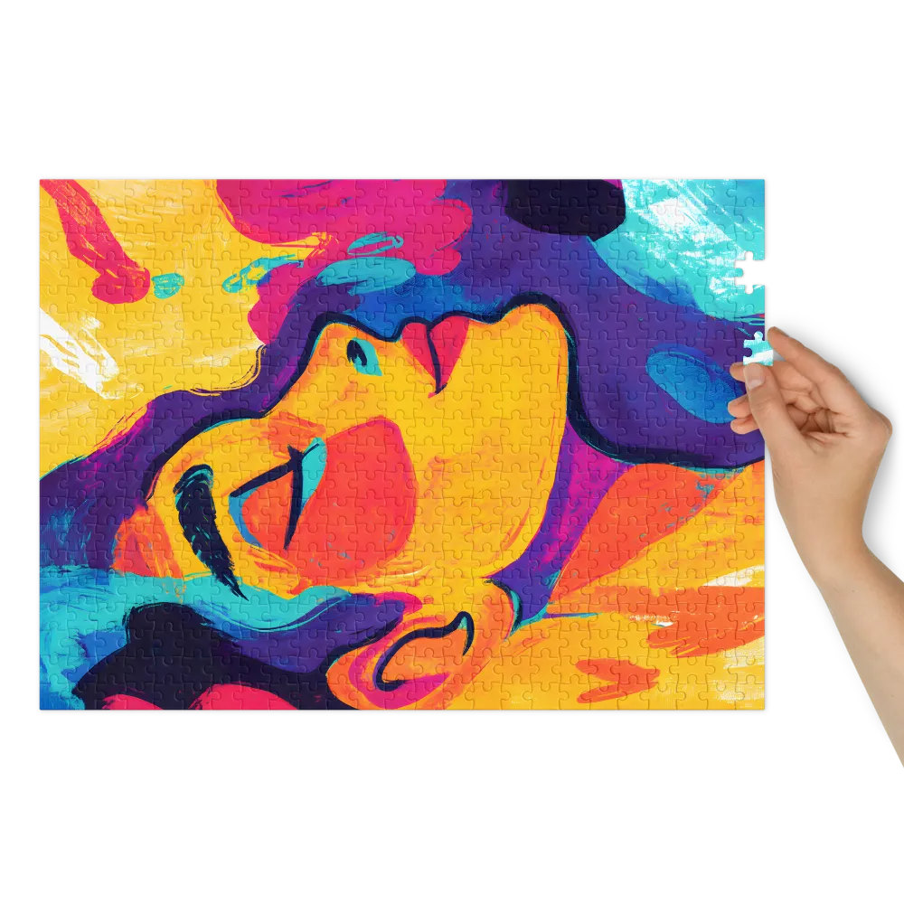 Emotive Brushstroke Profile 
 Jigsaw Puzzle in Tin Box