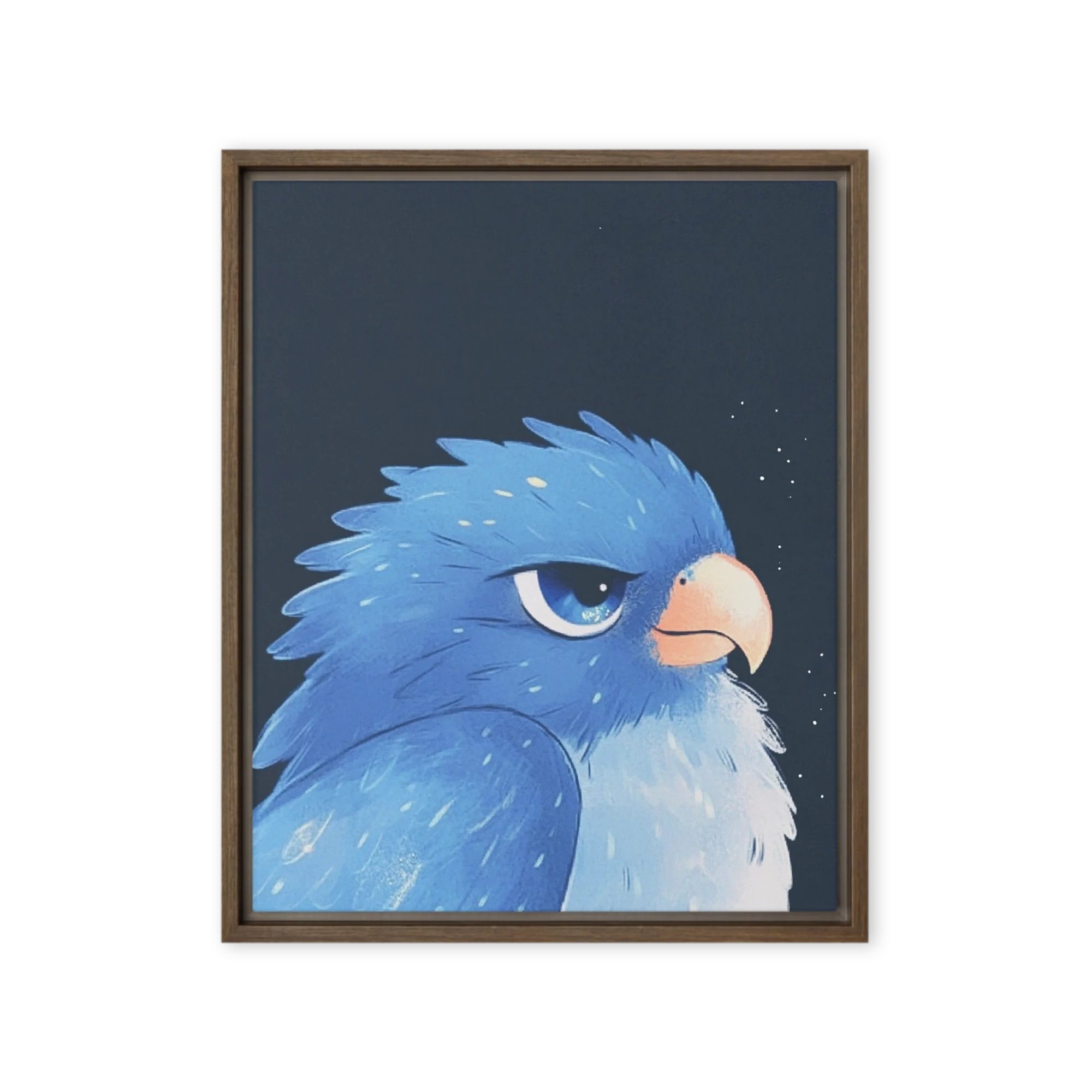 Watchful Blue Hawk