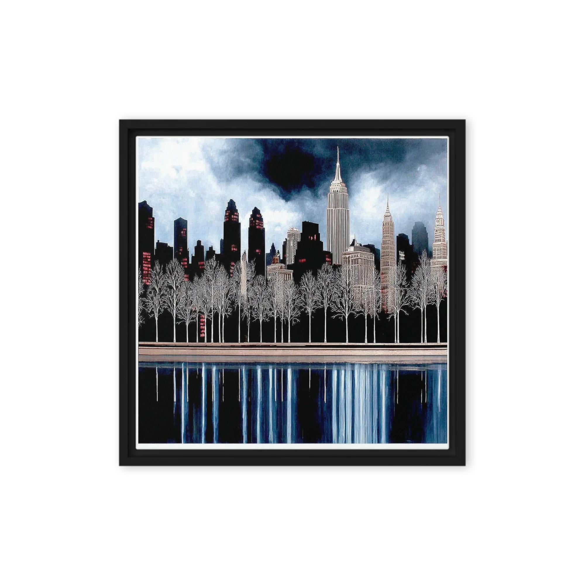 Empire State Skyline Reflection