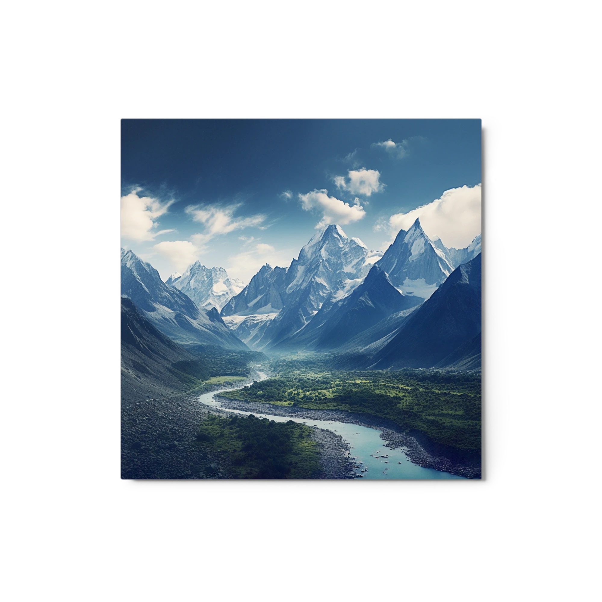 Mountain Landscape with River
