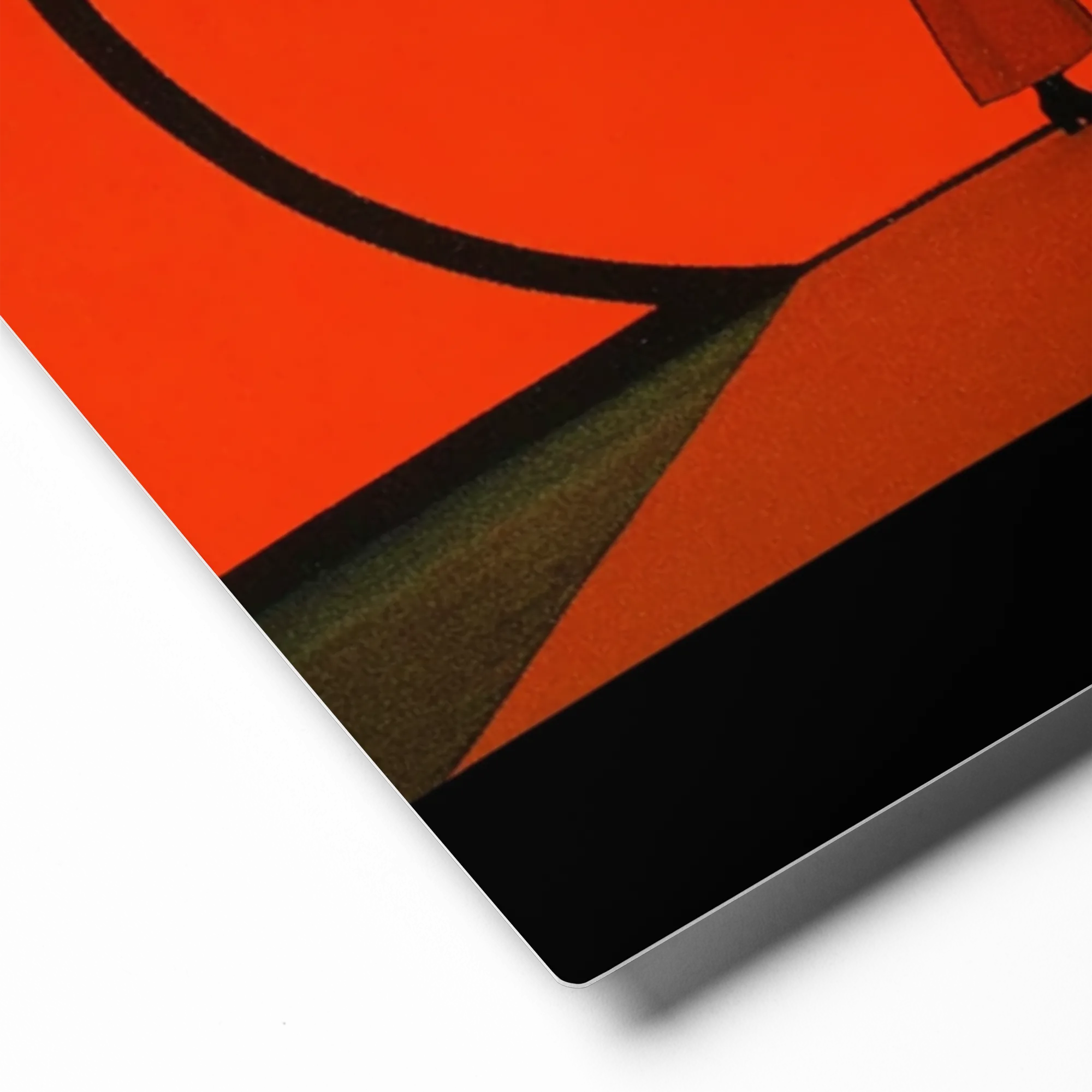 The Broadcast 
 Poster with Black Frame | 18″x 18″