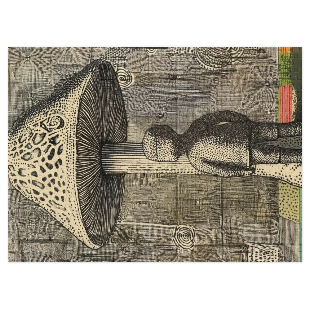 Surreal Child with Mushroom | Jigsaw Puzzle (252/520 pieces)