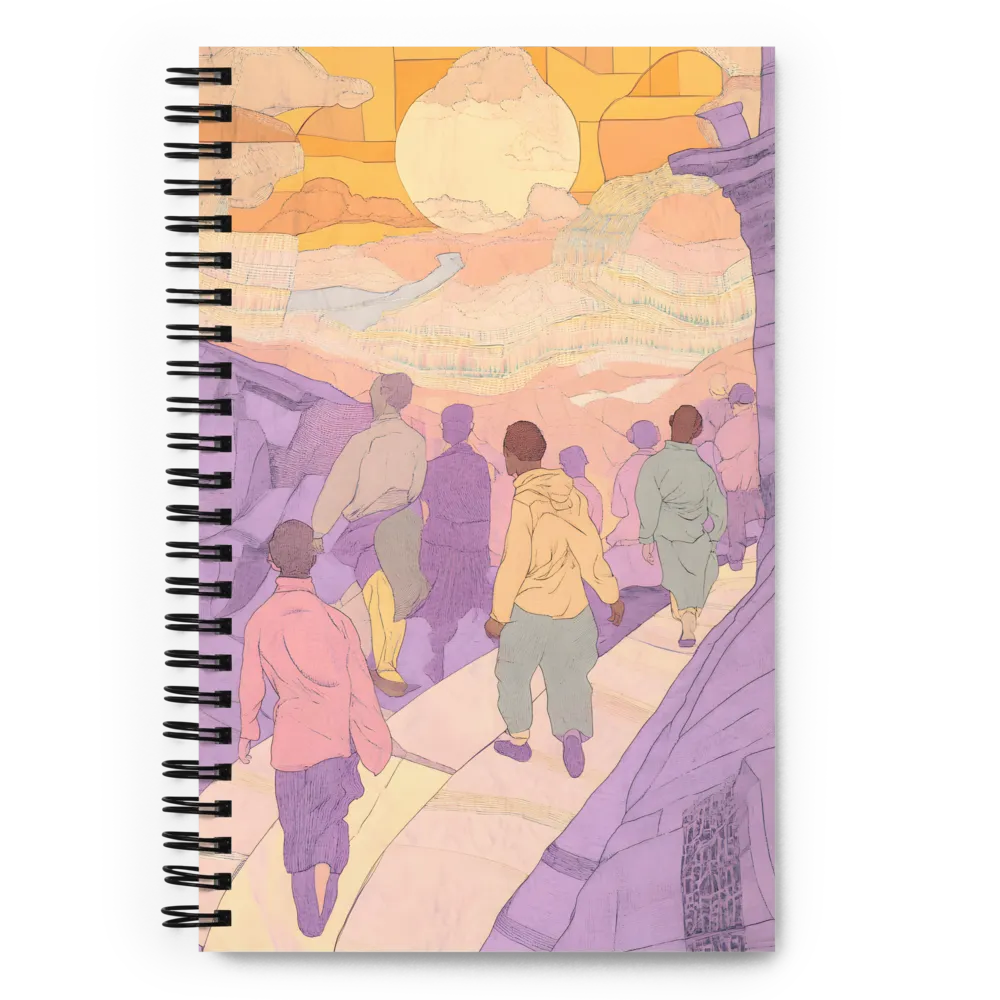 Woven Paths to the Light 
 Spiral Notebook | 140 pages