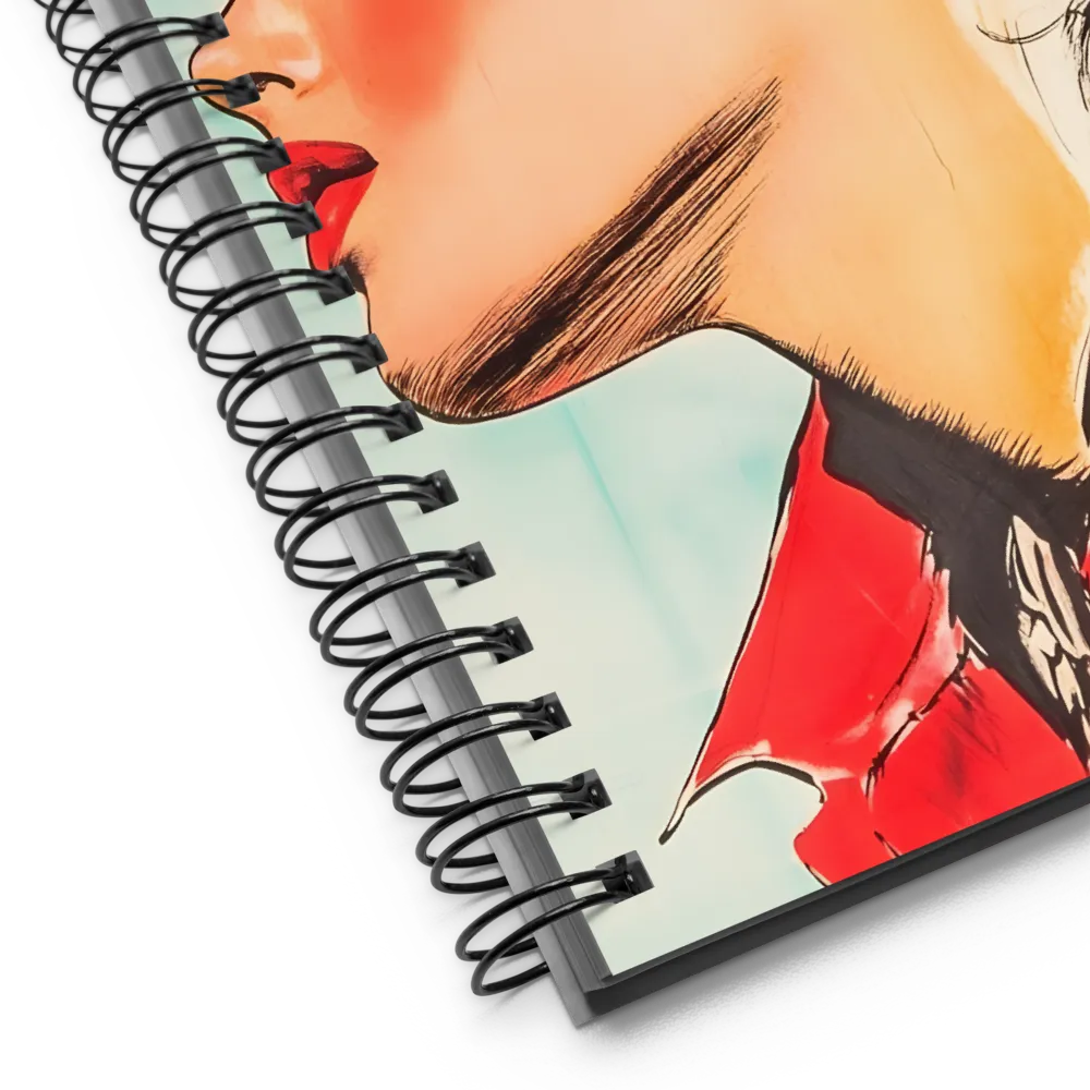 Pop Art Woman 
 Spiral Notebook | 140 pages