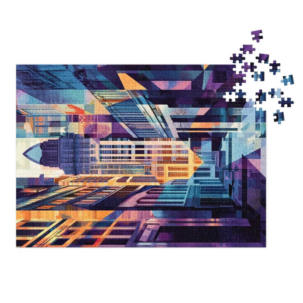 Abstract Cityscape Art