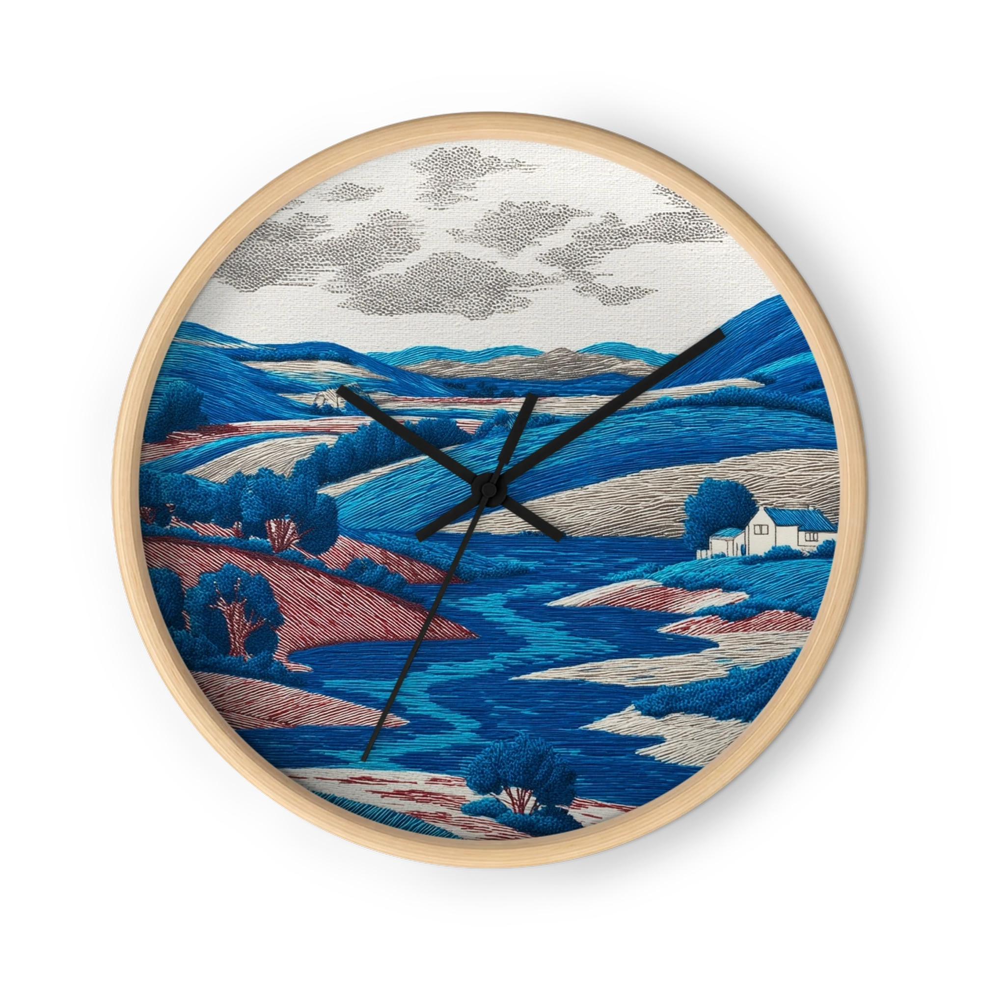 River Among Blue Hills