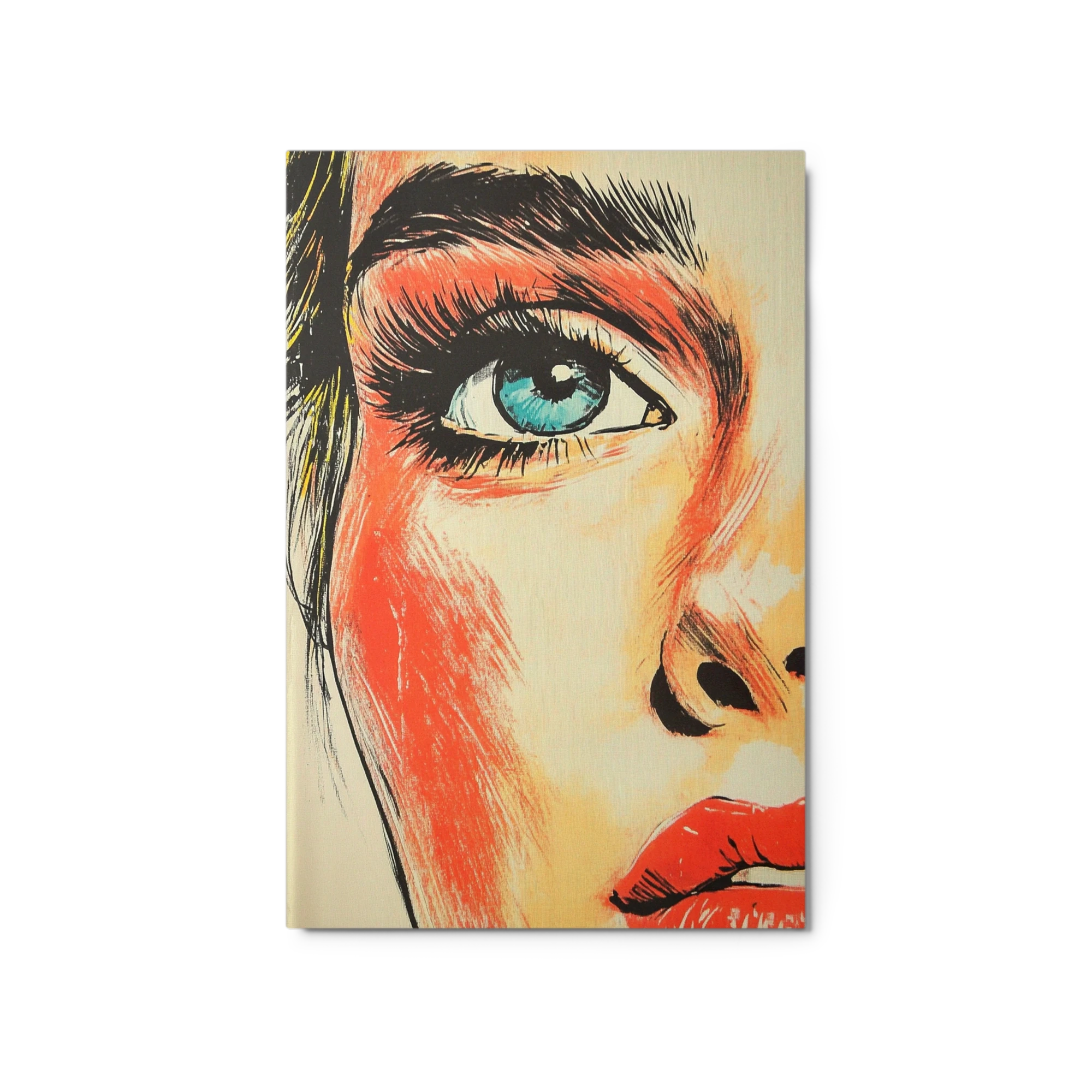 Bold Expressionist Portrait of Woman