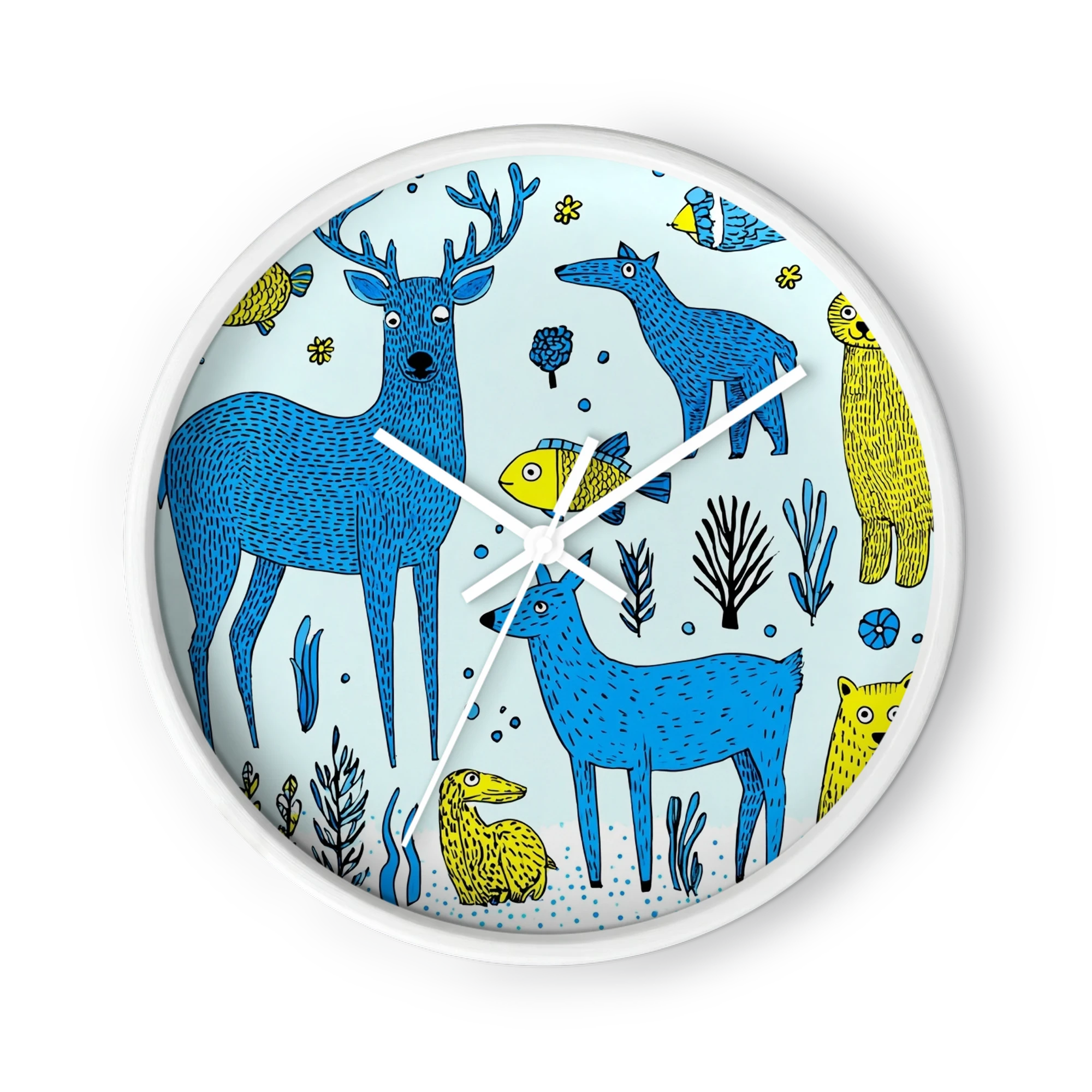 Blue Deer and Folk Animals