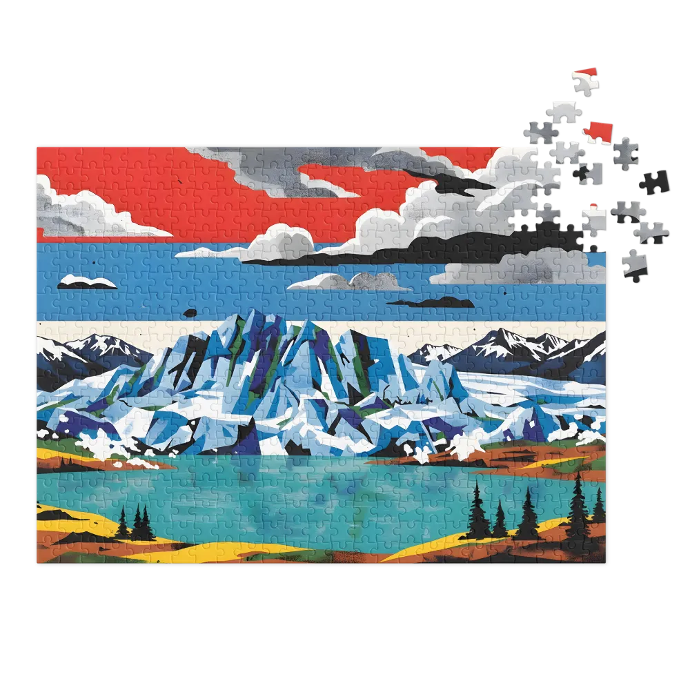 Alpine Glacier Lake