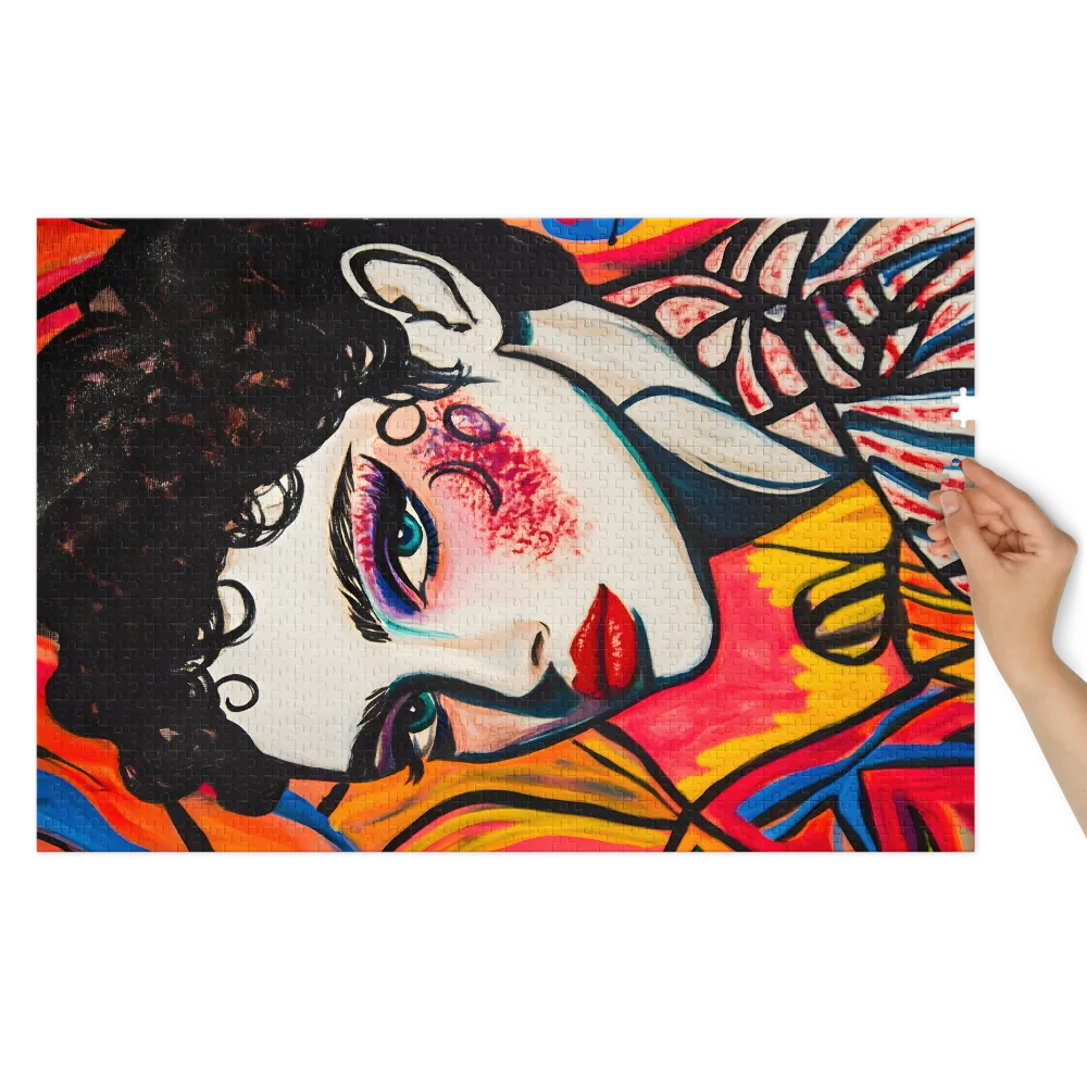 Bold Portrait of a Woman | Jigsaw Puzzle (252/520 pieces)