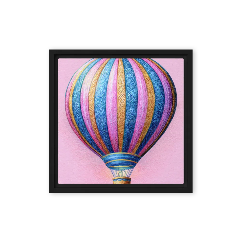 Pastel Dream Balloon 
 Metal Print | 16″x 20″
