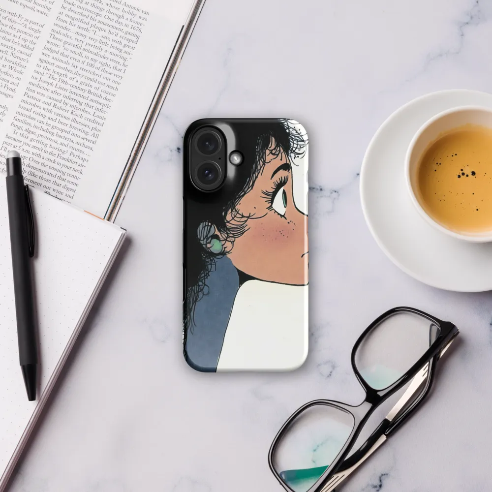 Girl in Profile 
 iPhone 14 Pro | MagSafe® Tough Case | Glossy