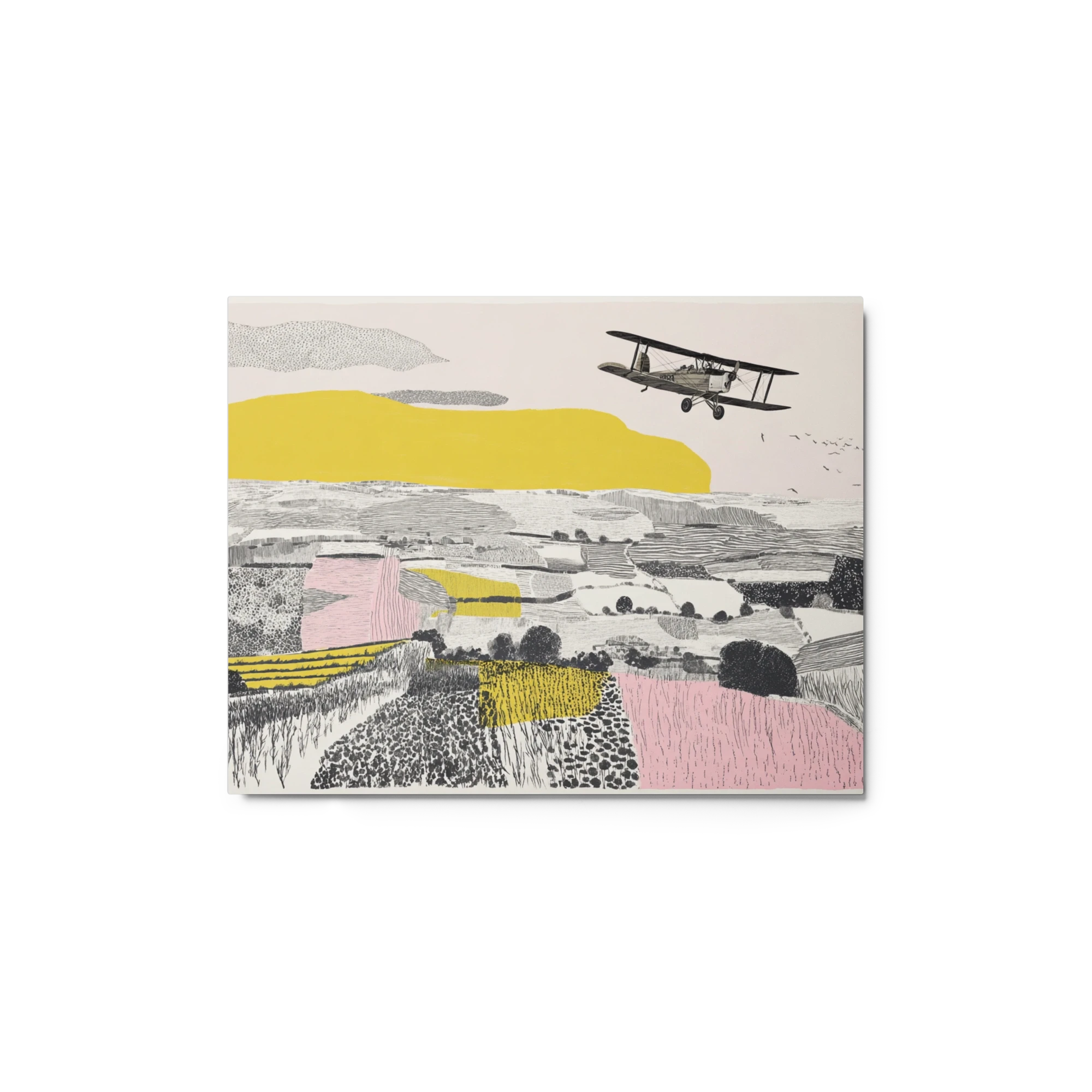 Flight Over the Fields | Art Print