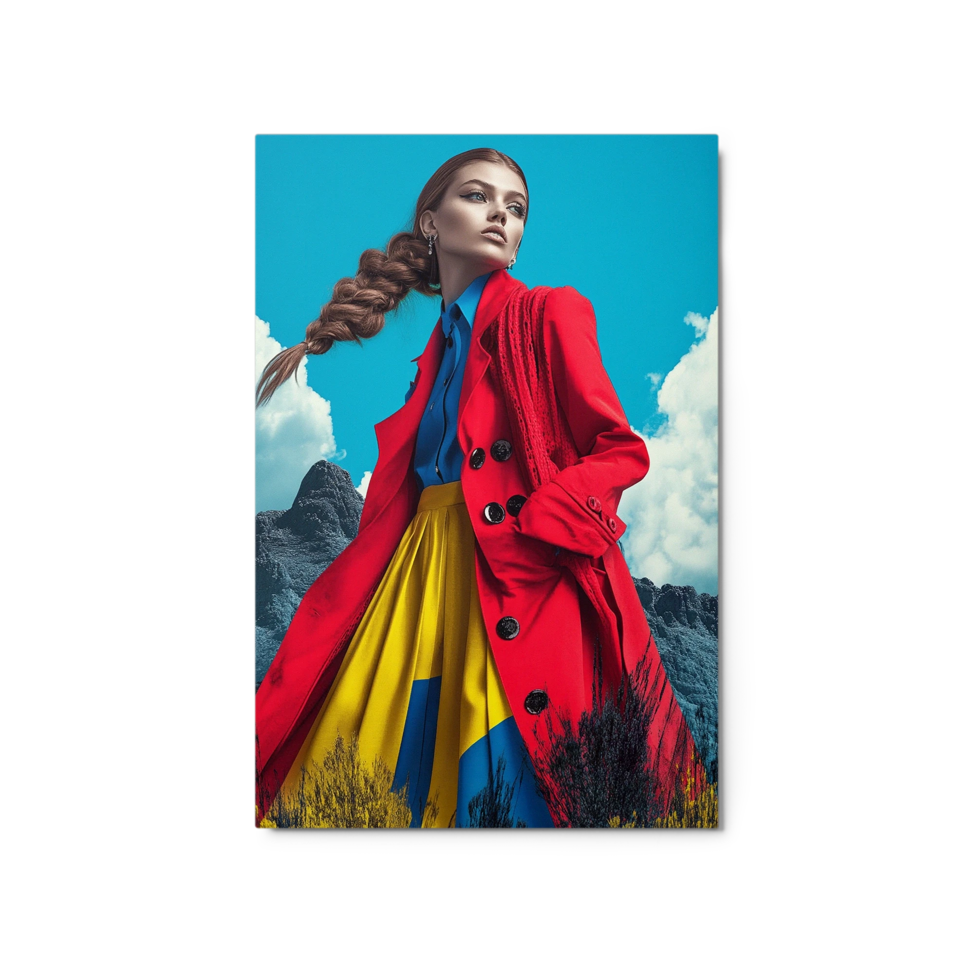 Vibrant Fashion Portrait