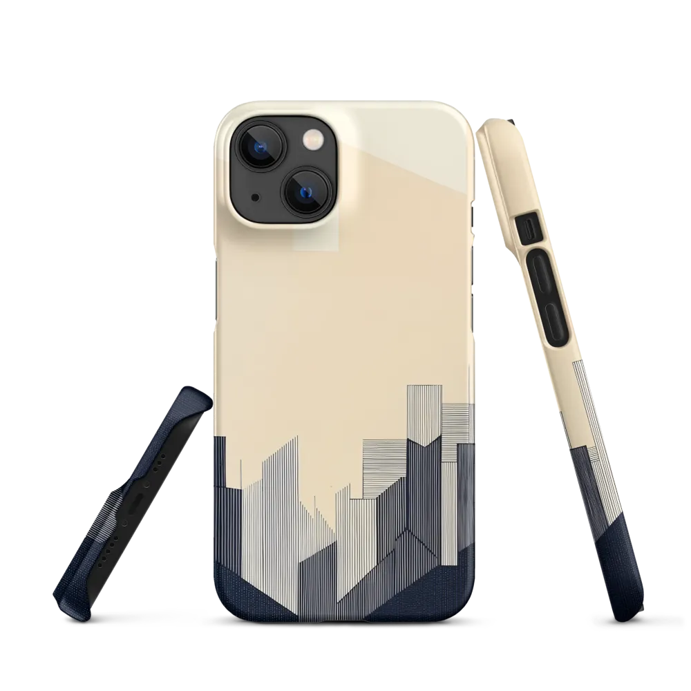 Abstract Cityscape in Minimalist Lines | Phone Case