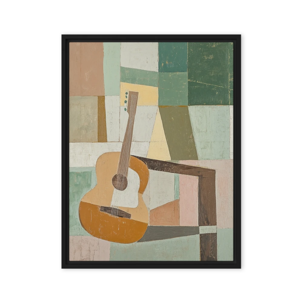 The Cubist Guitar | Art Print