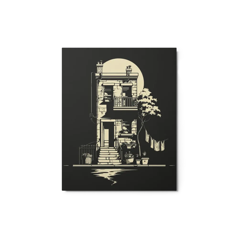 Moonlit City Dwelling | Art Print
