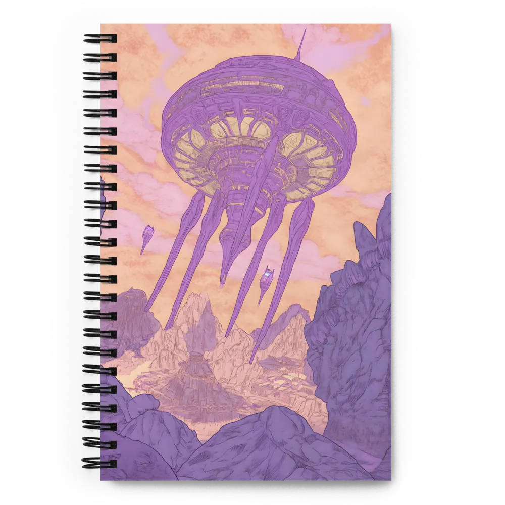 Floating Metropolis 
 Spiral Notebook | 140 pages