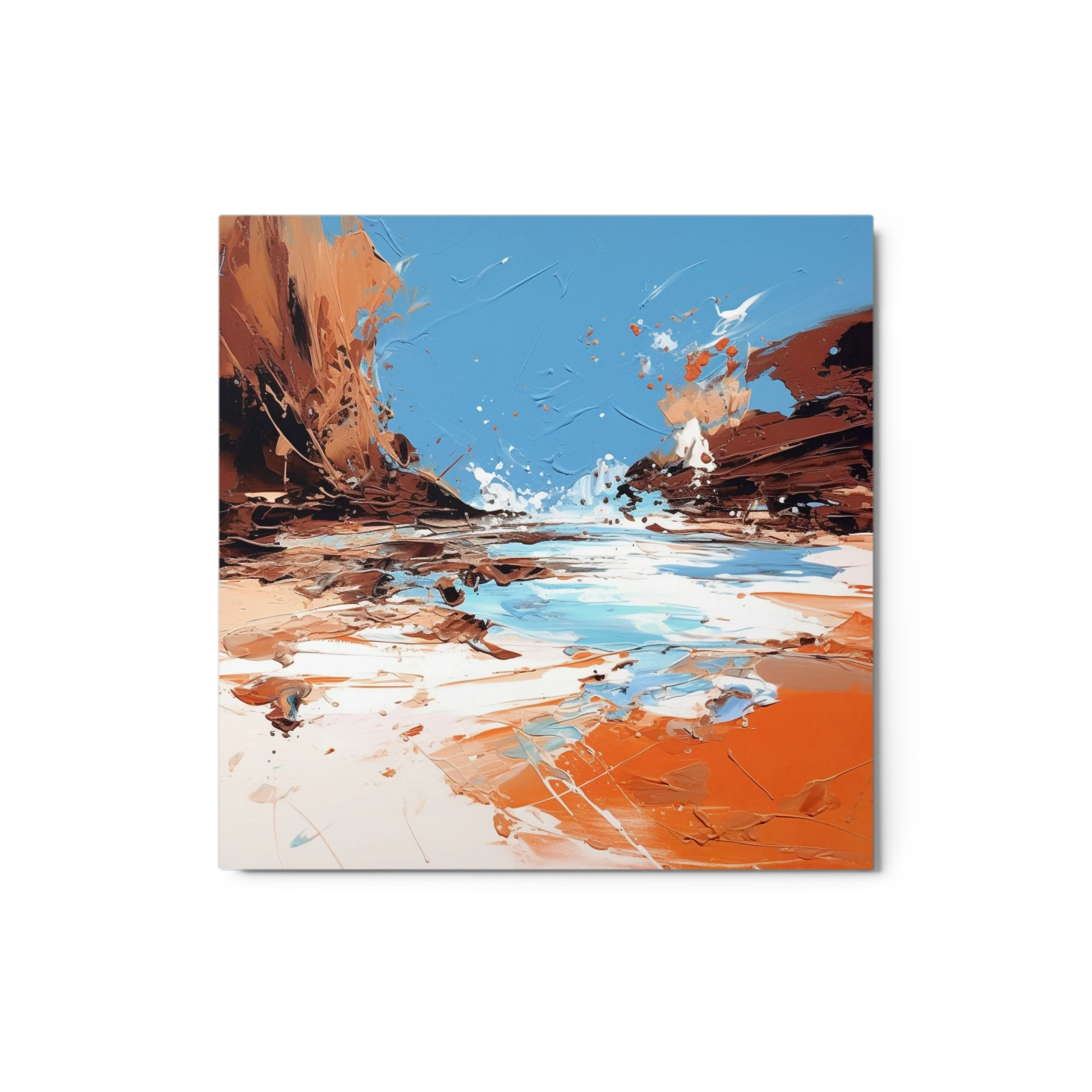 Abstract Seascape Oil Painting
