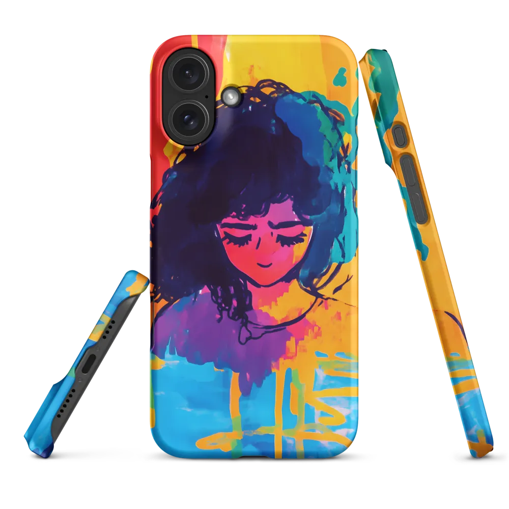 Abstract Expressionist Portrait of a Woman | Phone Case
