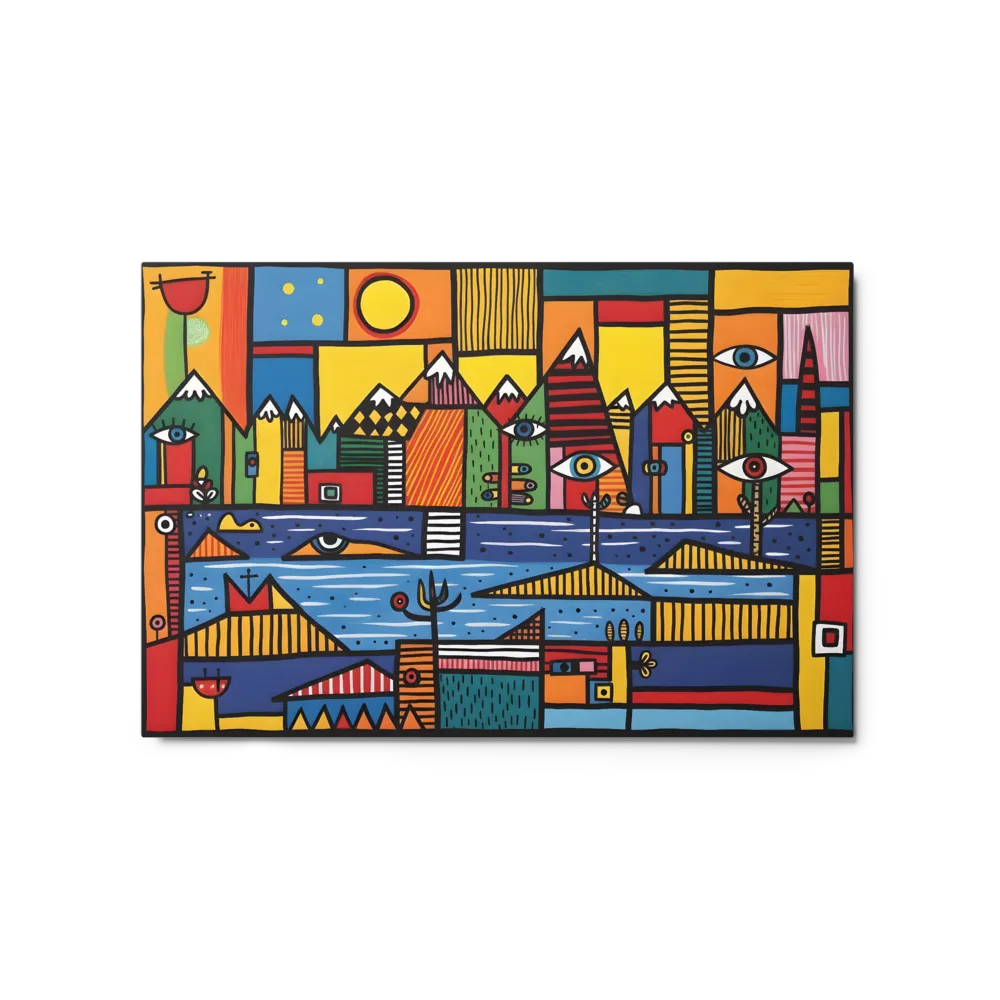 The Gazing Village Landscape 
 Canvas | 18″x 26″