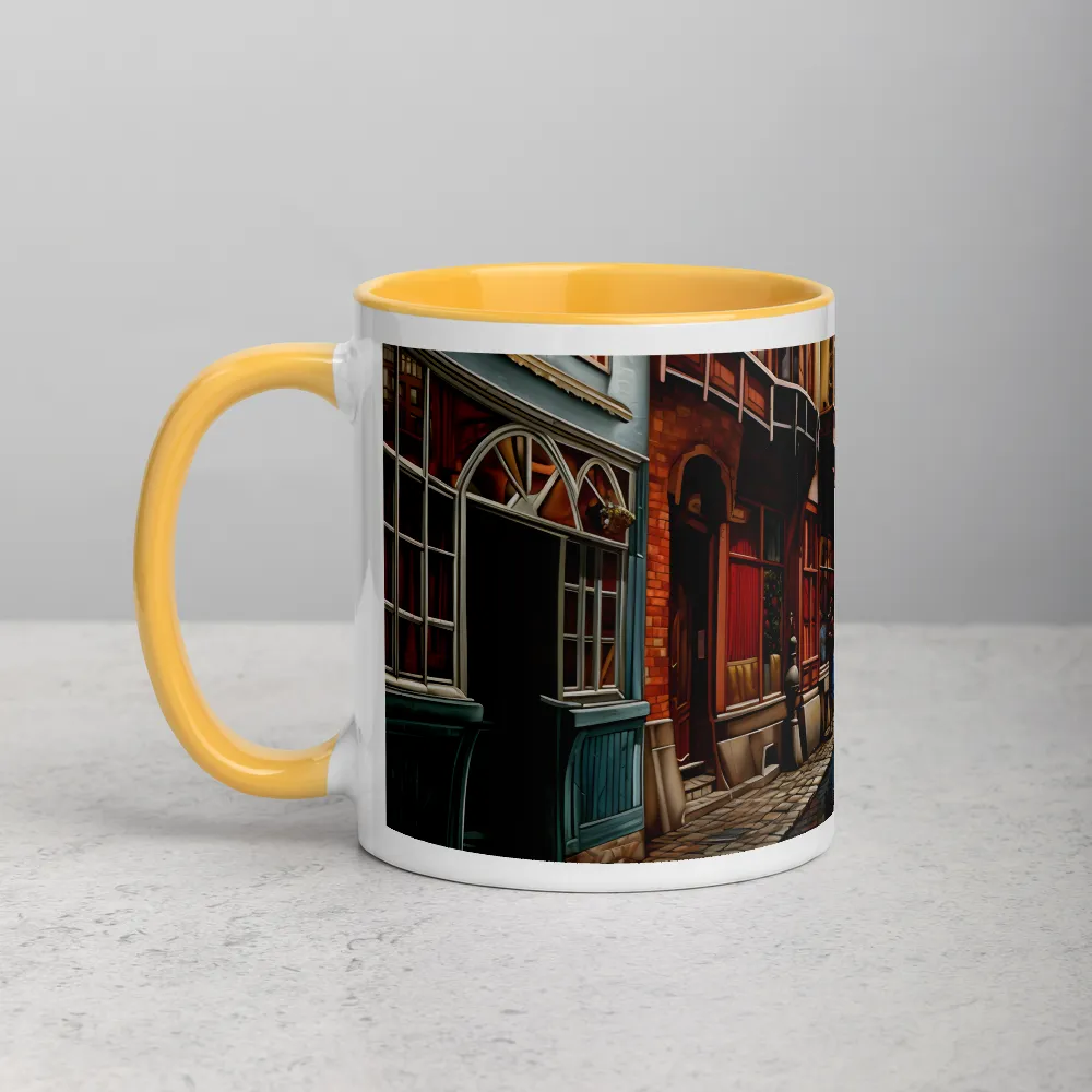 Reflections of Yesterday 
 Mug with Black inside