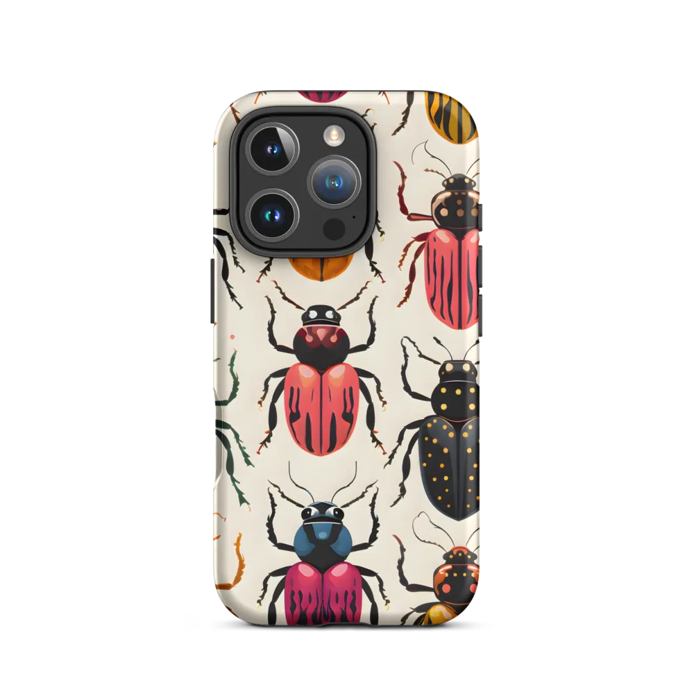 Colorful Beetle Pattern Design | Phone Case