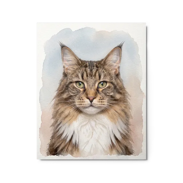 Pet Portrait — Pastel Watercolor