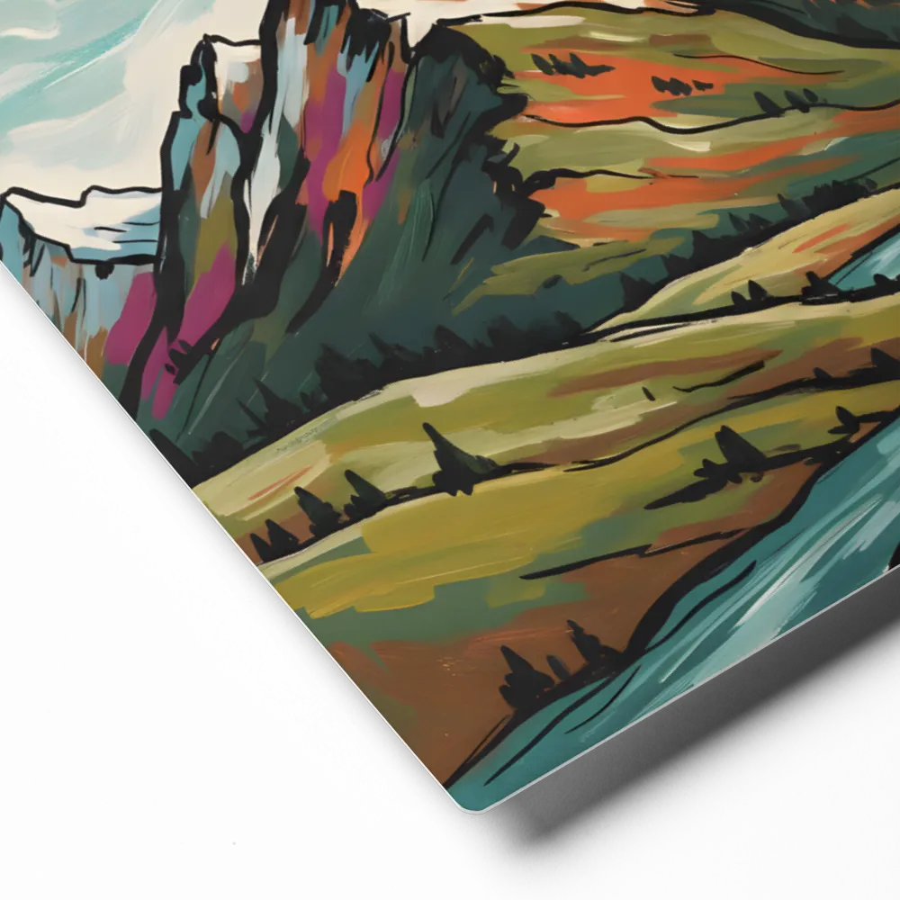 Vibrant Alpine Flow | Art Print