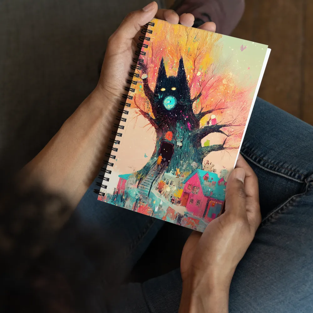 The Whispering Treehouse 
 Spiral Notebook | 140 pages