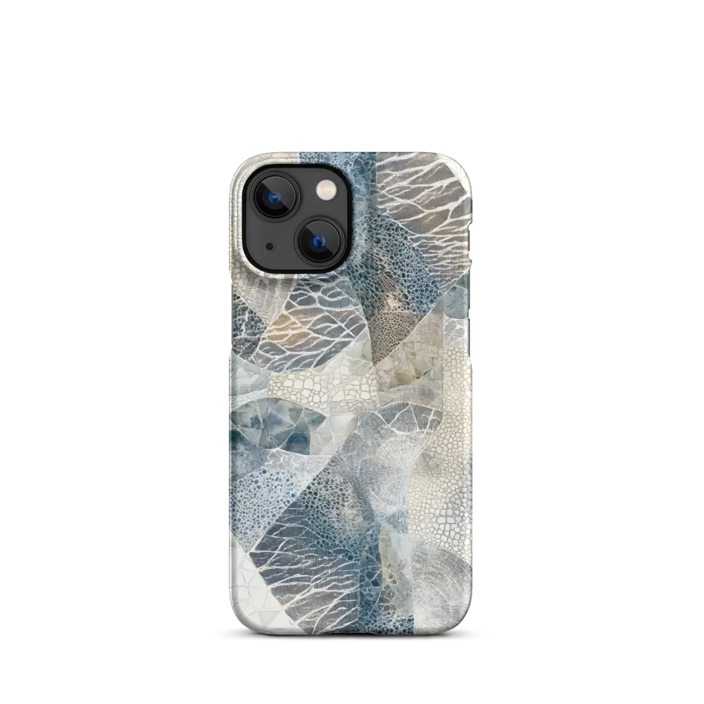 Abstract Geometric Design in Blue and Gray | Phone Case