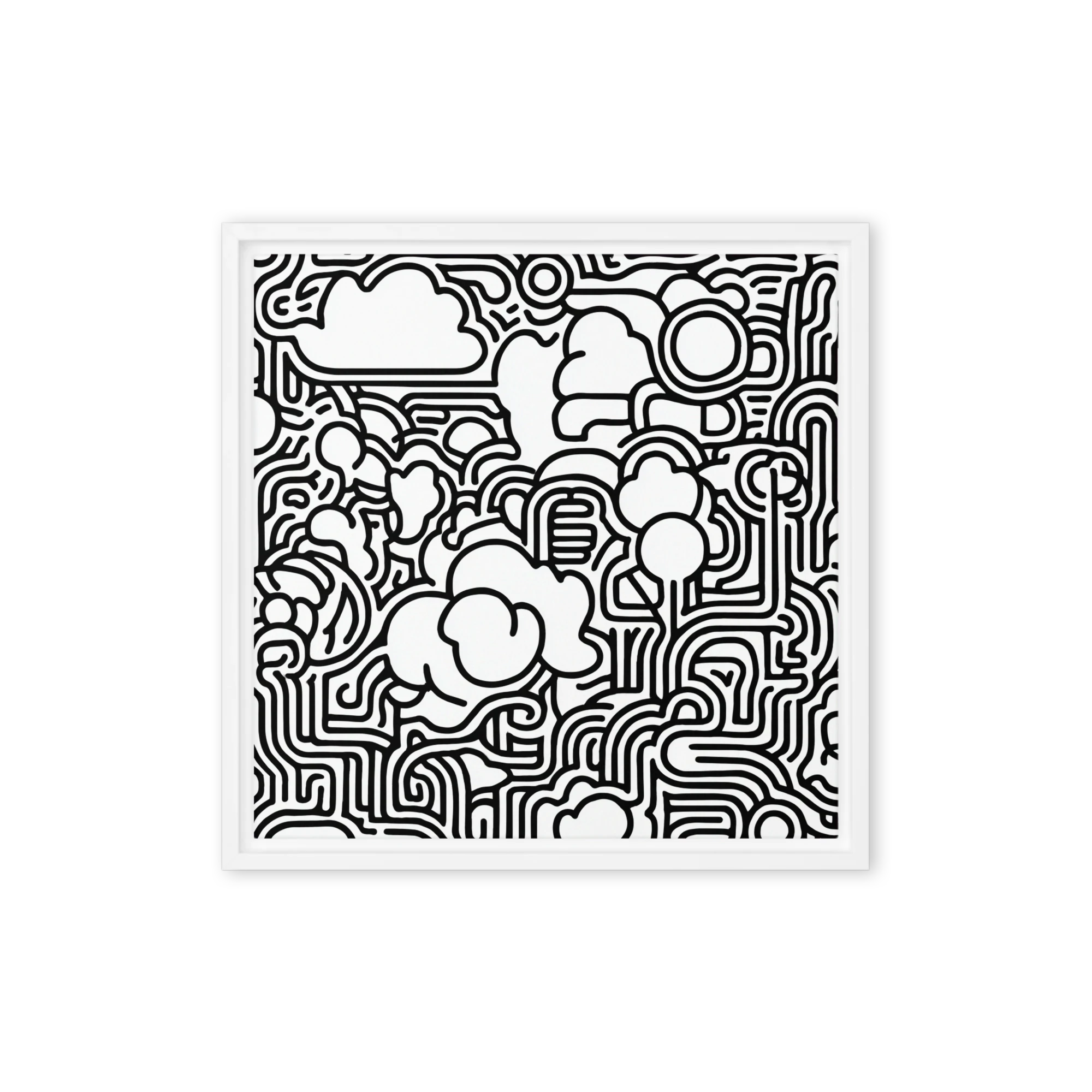 Abstract Maze Doodle