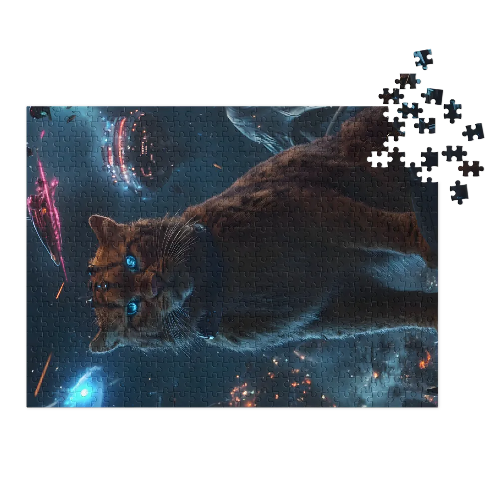 Cybernetic Cat in Space
