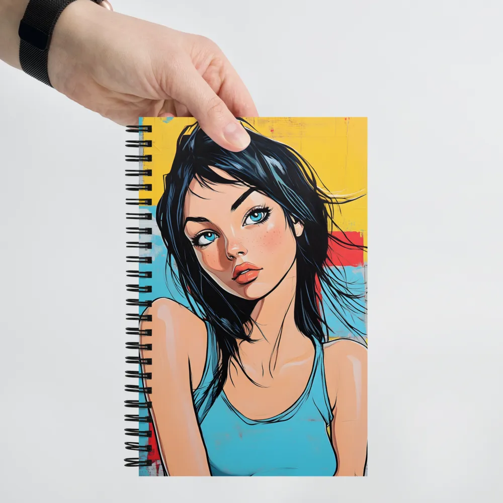 Gaze of Vivid Hues 
 Spiral Notebook | 140 pages