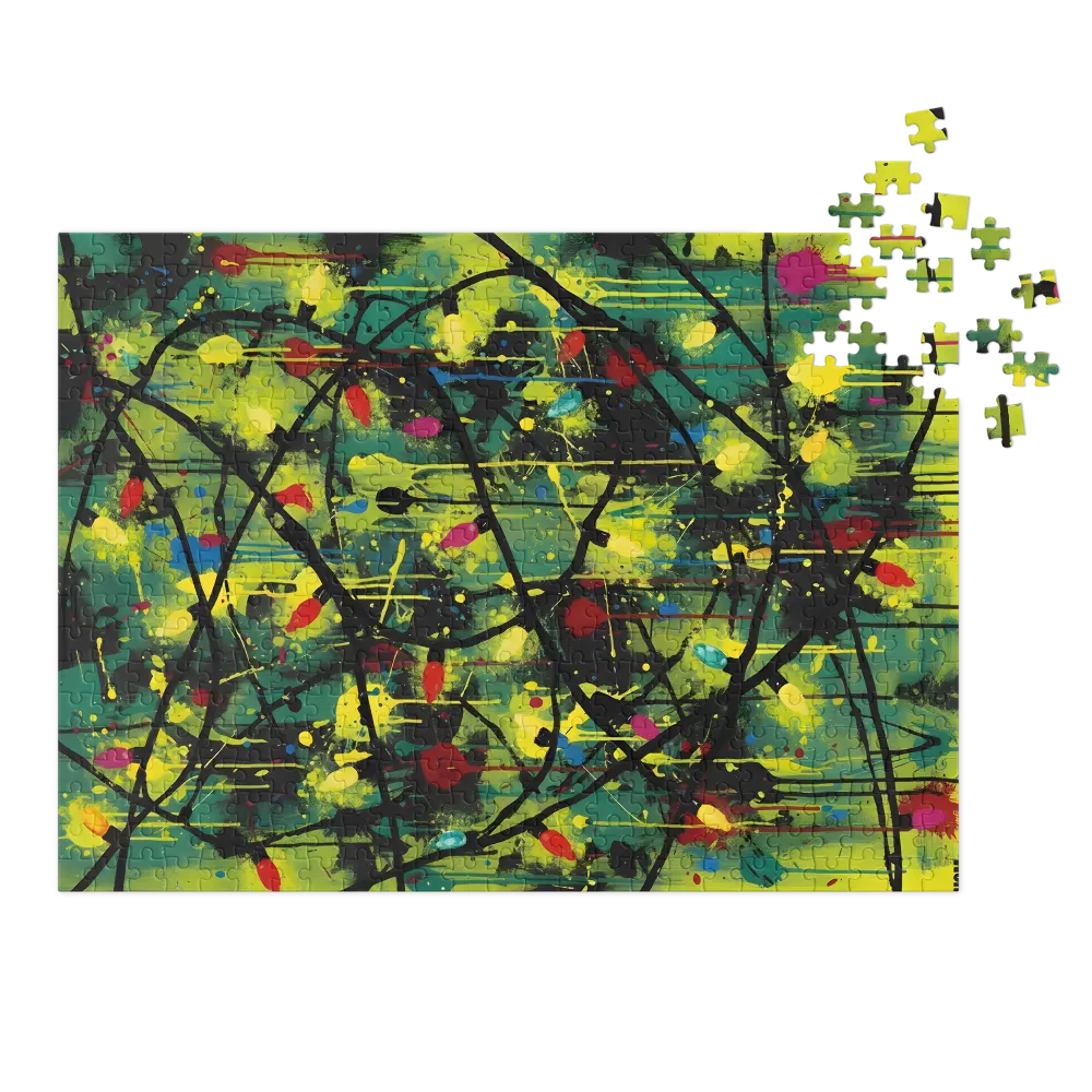 Dripping Light Garland | Jigsaw Puzzles